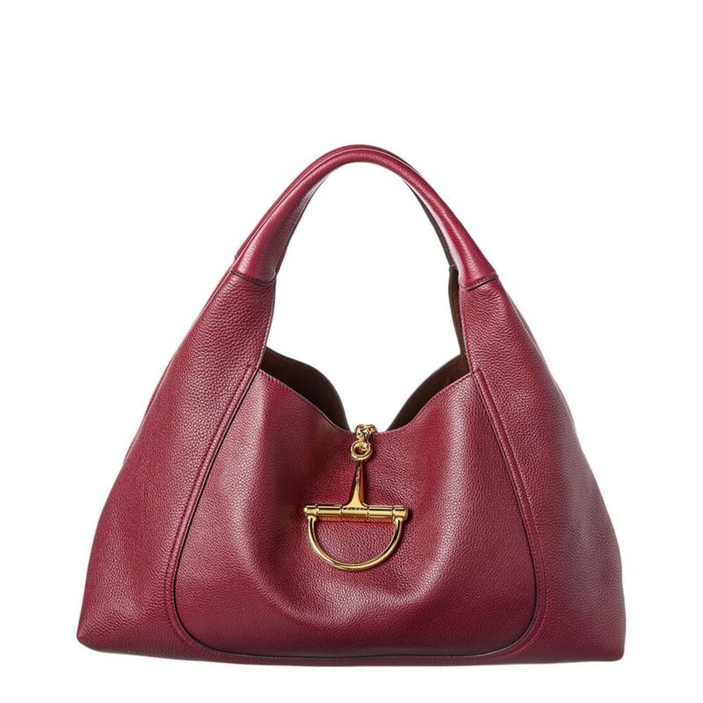 Gucci Softbit Maxi Leather Shoulder Bag